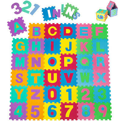 86 Tlg Puzzlematte Kinderteppich Spielteppich Schaumstoffmatte Spielmatte Matte
